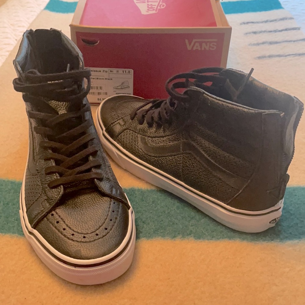 VANS Sk8-Hi leather Reissue Zip brand new with box